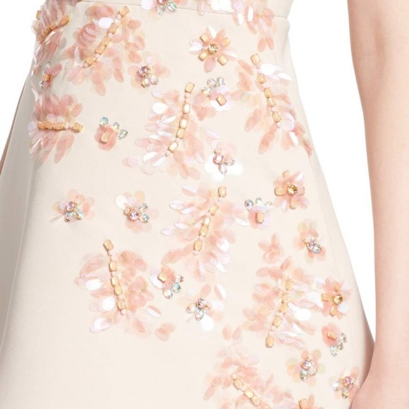 SOLD Kate Spade Sea Ferns Embellished Dress - Picture 2 of 8